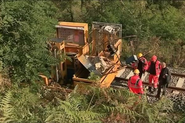 Le procureur de la république de Tarbes sur les lieux de l'accident