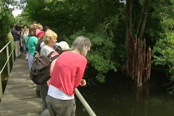 Sur 8 kilomètres, 16 artistes exposent leurs oeuvres dans un cadre naturel.