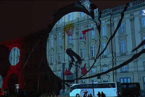 Les premières images du projet "Enoha fait son cinéma" qui sera projeté sur la place des Terreaux de Lyon pendant la Fête des Lumières 2017.