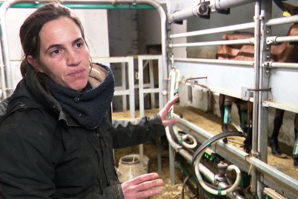 Delphine Serreau, éleveuse de chèvres dans l'Indre.