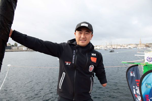 Avant de s'aligner sur le Vendée Globe, Xu Jingkun avait disputé la Route du Rhum en 2022