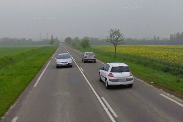 L'accident a eu lieu sur la D40 à Thiant. 