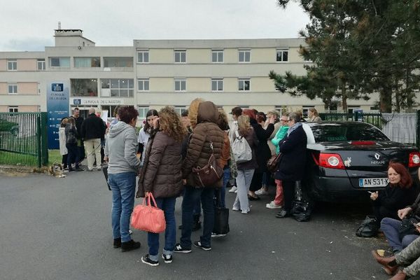 A la clinique de l'Auzon, à la Roche-Blanche, le mouvement de grève a débuté le 29 mars. 