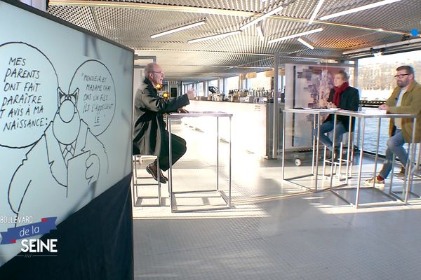 Philippe Geluck dans Boulevard de la Seine