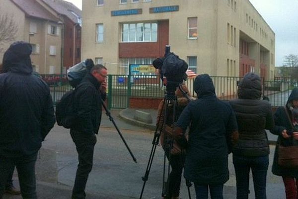 La gendarmerie de Dreux (Eure-et-Loir ) où Dieudonné a été placé en garde à vue le 22 janvier 2014