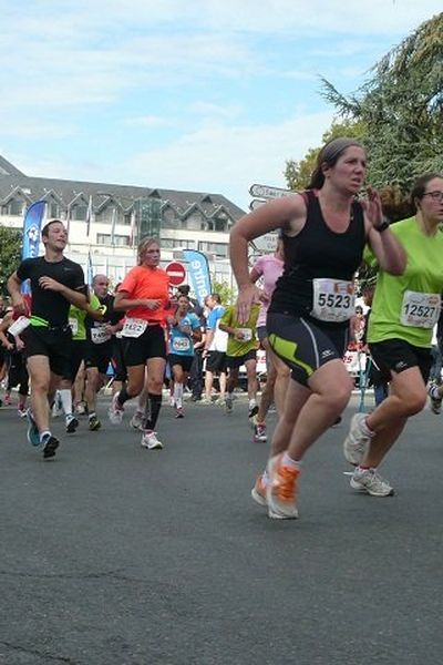 Coureurs lors d'une précédente édition du marathon de Tours.