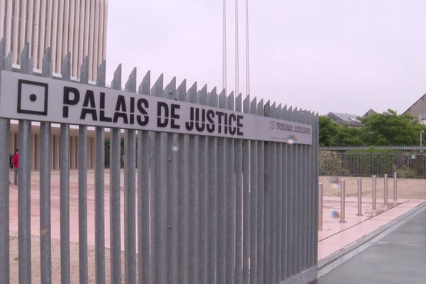 Le palais de justice de Caen.