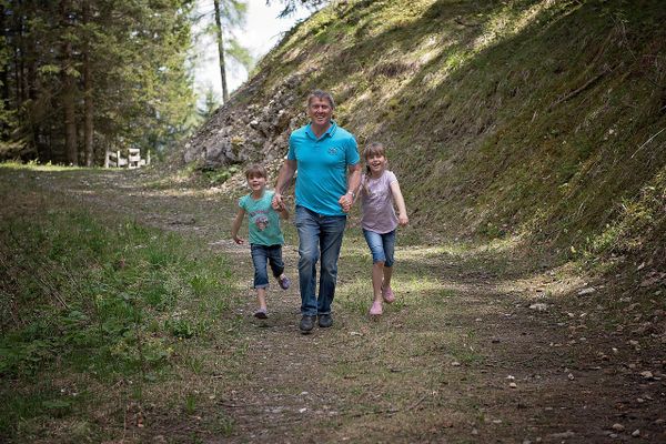 Sortie en famille pendant l'été