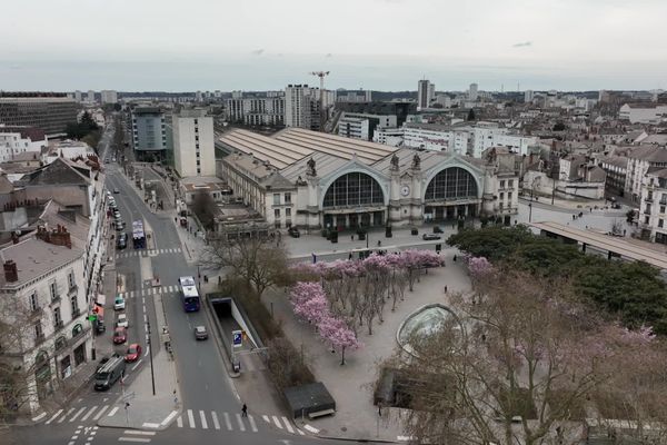 La gare de Tours, au cœur de la ville.