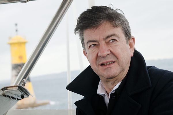 Jean-Luc Mélenchon, à Marseille le 3 novembre 2015
