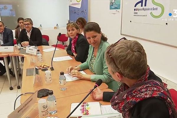 Agnès Buzyn, ministre de la Santé, a réuni, à Ajaccio, tous les professionnels du monde médical pour une table ronde autour de la prochaine réforme « Ma santé 2022 ».