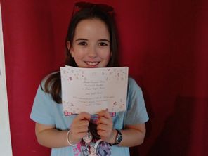 Gaëlle, 10 ans, invitée à l'Élysée