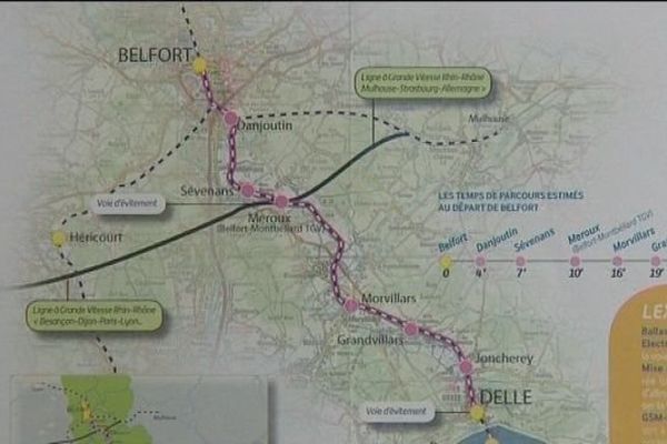 Le projet de ligne Belfort-Delle