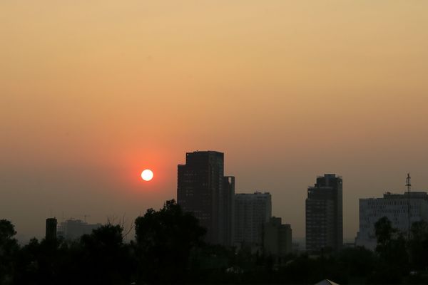 La ville de Mexico sous une nappe de pollution. (image d’illustration)