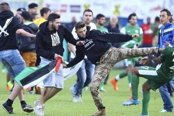 Incidents au cours du match entre le LOSC et Maccabi Haïfa.