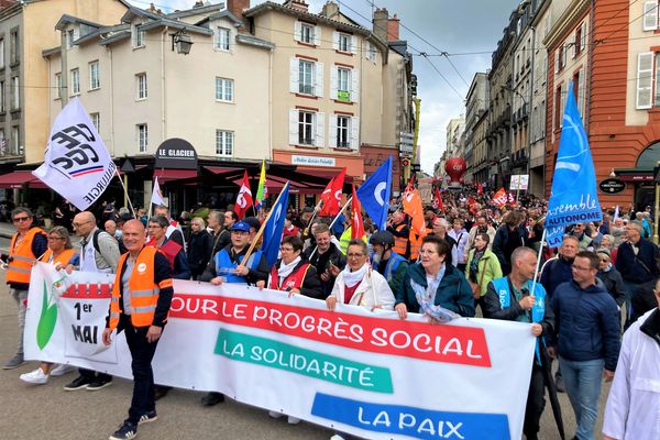 A Limoges, tous les syndicats étaient réunis derrière la même bannière.