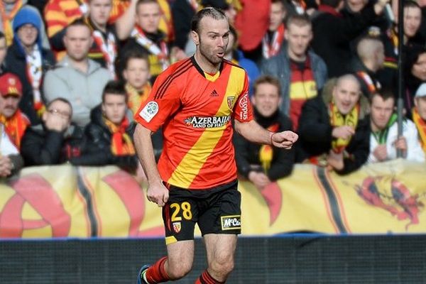 Daniel Ljuboja (ici en février face à Laval) a marqué le troisième but lensois hier soir contre Arles-Avignon. 