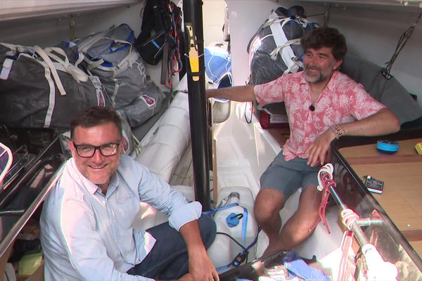 Alexandre Bondonneau et Rémy Hurdiel ont étudié les effets du manque de sommeil sur notre santé à bord du Sleep Sailing Lab.