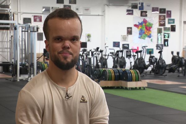 Axel Bourlon, vice-champion olympique d'haltérophilie Tokyo 2019