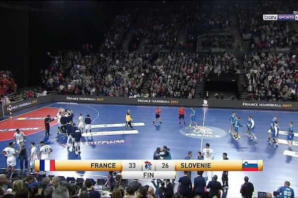 A Montpellier, les handballeurs français ont gagné haut la main contre la Slovénie.