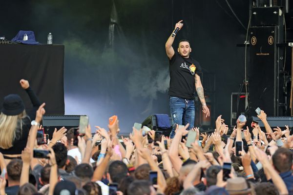 Soso Maness, rappeur marseillais, en concert à la Fête du Bruit à Landerneau l'été dernier