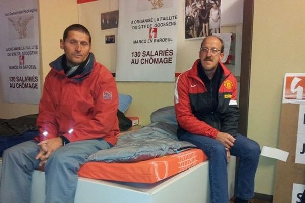 Stéphane et Bruno se sont installés dans un local de l'usine de Mons-en-Baroeul