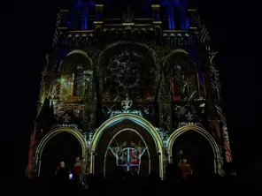 Le son et lumière sur la façade de la cathédrale de Laon est projeté jusqu'au 25 août 2024.