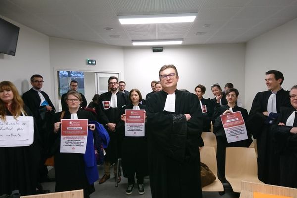 Les avocats du barreau de Caen réunis le 10 janvier au tribunal administratif