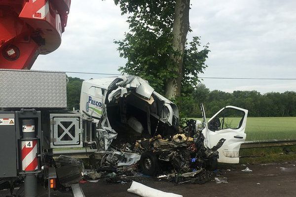 Un grave accident de la route s’est produit sur la D606 au niveau d’Escolives-Sainte-Camille, près d’Auxerre, jeudi 31 mai 2018 