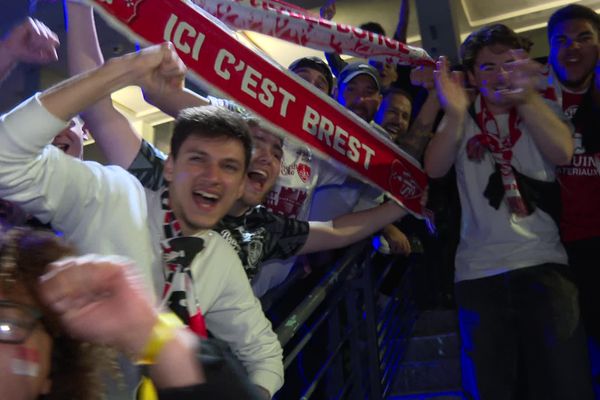 La fête s'est poursuivie jusqu'à tard dans la nuit ce lundi 20 mai après la qualification historique du Stade brestois en Ligue des champions.