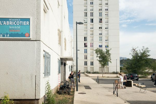 La résidence l'Abricotier, située dans le quartier Berthe de La Seyne-sur-Mer (Var), en septembre 2018.