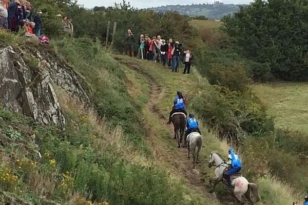 L'épreuve d'endurance des JEM 2014, le vendredi 28 août 2014 près du Mont-Saint-Michel