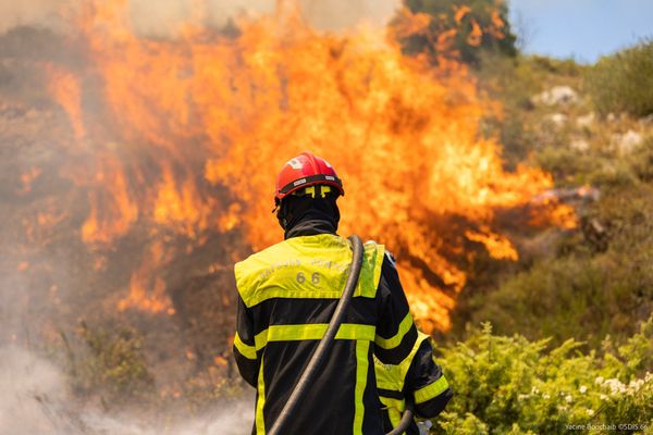 Les sapeurs-pompiers au sol à l'épreuve du feu.