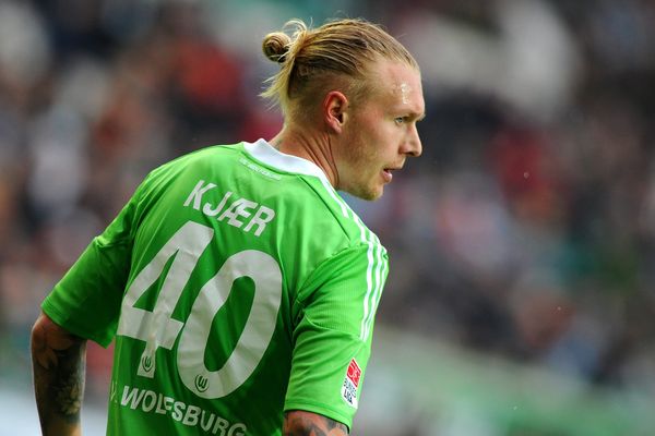 Simon Kjaer (Wolfsburg) en mars 2013. Une piste pour remplacer Chedjou au LOSC ?