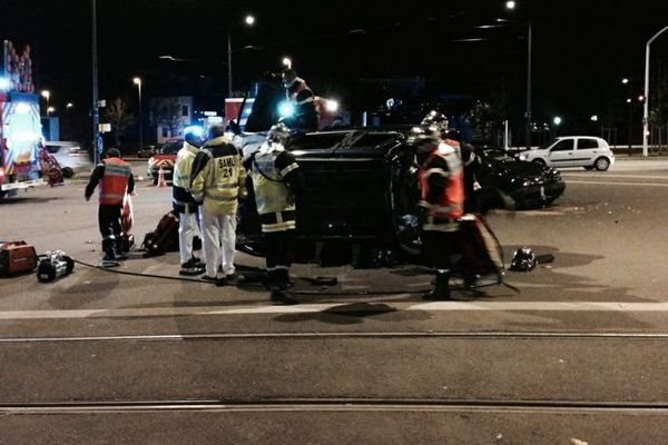 Accident sur les rames du tram à Dijon