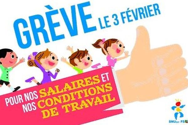 le Syndicat FSU - SNUipp appelle à la grève pour l'amélioration des conditions de travail et des salaires