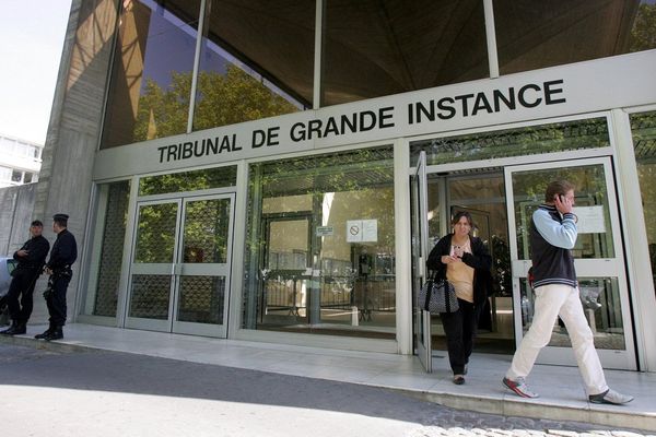 Le tribunal de grande instance d'Evry.