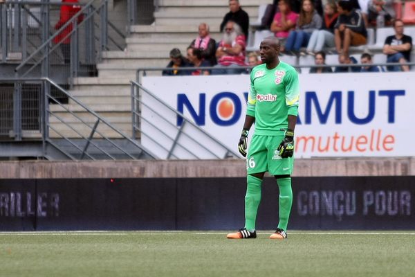 Guy-Roland Ndy Assembe, gardien de but de l'AS Nancy Lorraine.