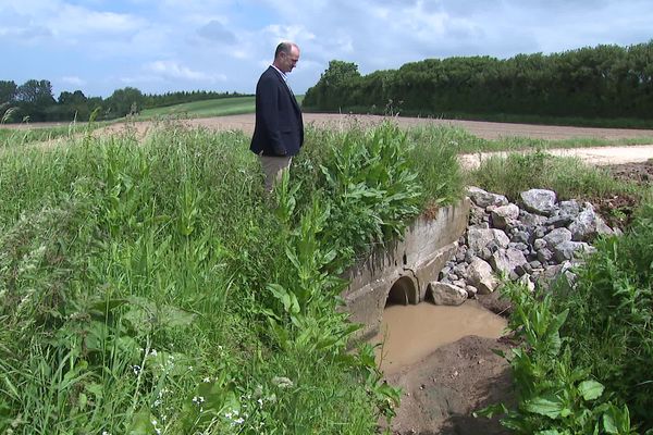 Le maire d'Andres aimerait que la situation évolue pour éviter les inondations récurrentes.