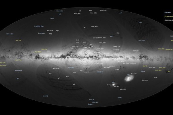 La première carte de la voie lactée vue par Gaia