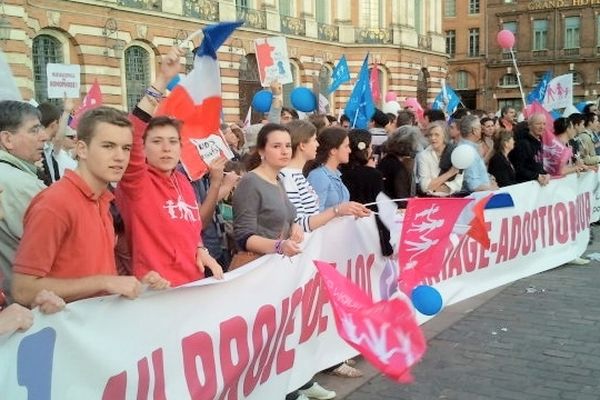 Les anti-mariage pour tous au Capitole