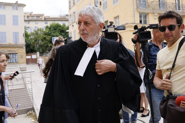 Maître Jacques-Antoine Preziosi, avocat de Hedi, présent à la cour d'appel d'Aix-en-Provence aujourd'hui.