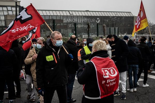 Appel à la grève chez Sanofi : rassemblement sur le site de Marcy-l'Etoile ce mardi 19 janvier 2021