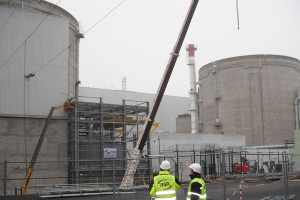 Les agents de l'Autorité de sûreté nucléaire lors de l'inspection d'une centrale