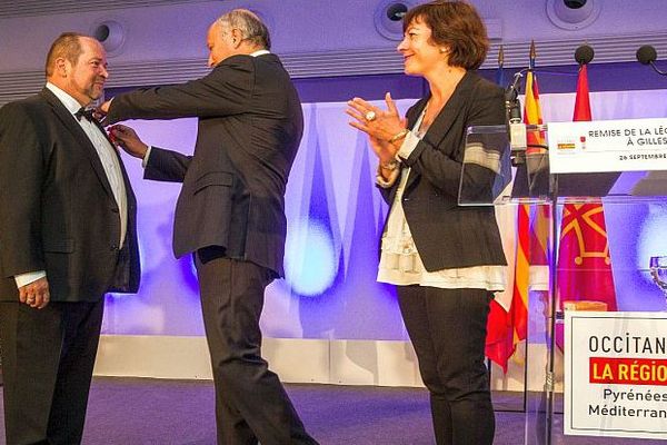 Toulouse - remise de Légion d'honneur à Gilles Goujon, chef audois - 26 septembre 2016.