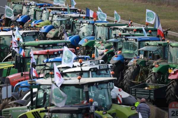 Action des agriculteurs en colère - février 2024.