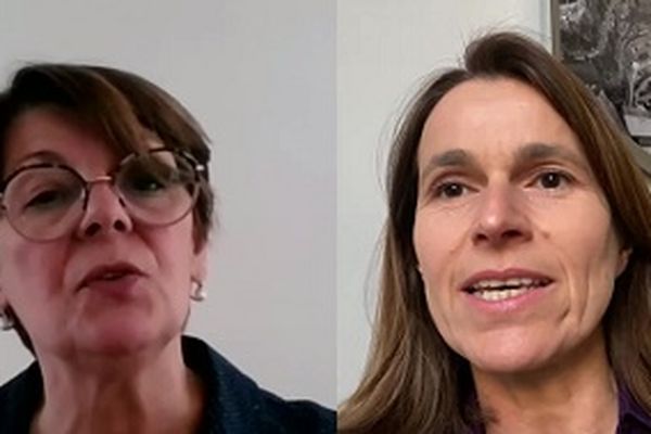 Eliane Romani (EELV / Le Pacte Grand Est) et Aurélie Filippetti (Génération.s / L'Appel Inédit)