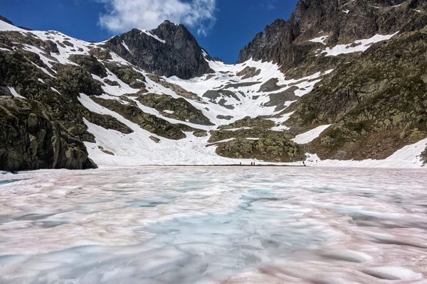 Lac Blanc du Massif du Mont-Blanc à Chamonix 