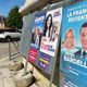 Des panneaux électoraux à Châtillon-sur-Seine
