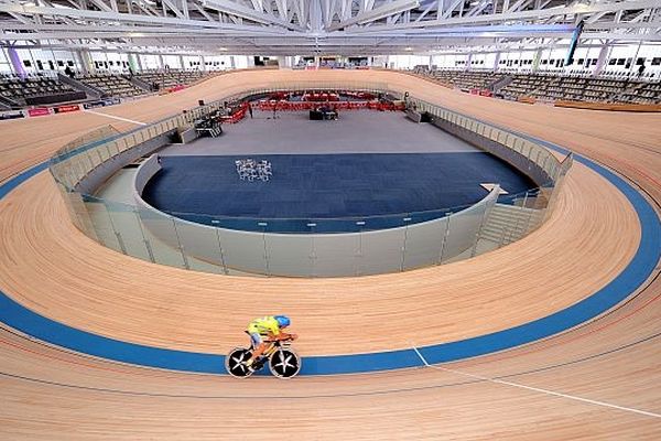 Le vélodrome couvert Jean Stablinski, en septembre 2012 lors de son inauguration. 